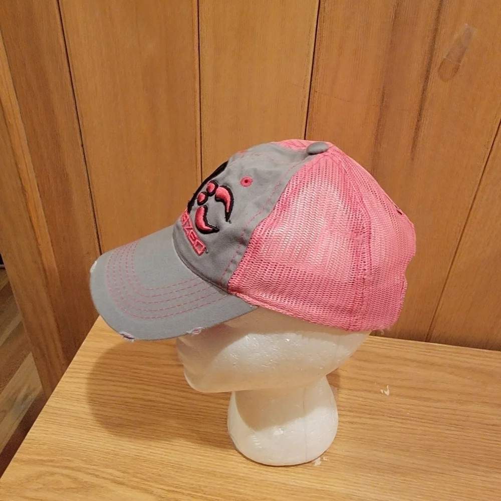 Rut Crazed Womens Embroidered Distressed Adjustable Strap Back Hat Hunting
